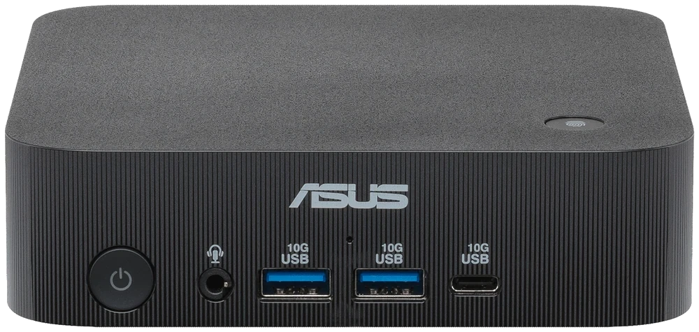 Mini PC ASUS ExpertCenter PN54-S1 negra, de frente
