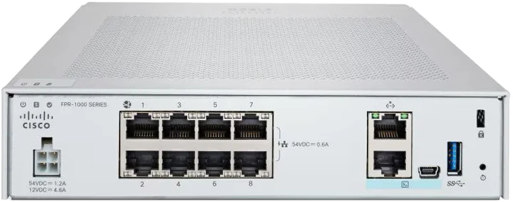 Cisco Firepower 1010 (vista trasera)